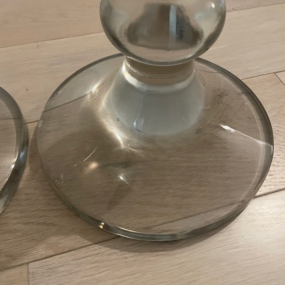 Large crystal candlesticks - Picture 4 of 5